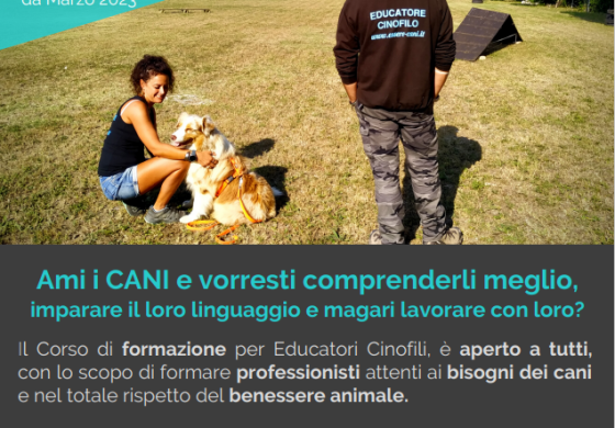 CORSO EDUCATORE CINOFILO  - ESSERE CANI ASD