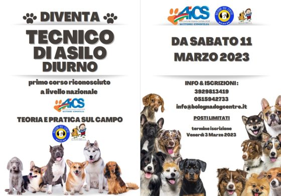 CORSO TECNICO ASILO DIURNO PER CANI   – CHIARAMILLA Associazione Sportiva Dilettantistica