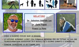 <strong>CORSO EDUCATORE CINOFILO   – ASSOCIAZIONE APRILIANA "UN CANE PER AMICO"</strong>