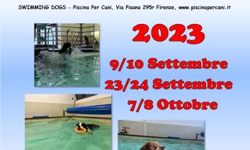 <strong>CORSO TECNICO DEL NUOTO ED ASSISTENTE DELLE ATTIVITA’ IN PISCINA – CENTRO CINOFILO IL VIVAIO ASD</strong>