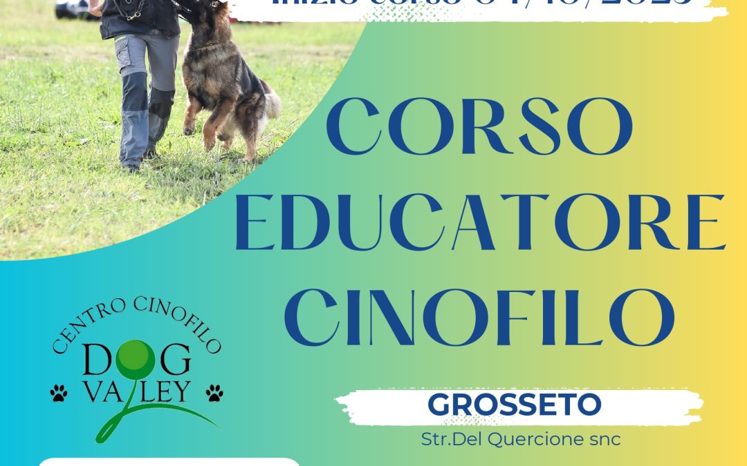 Corso di formazione educatore cinofilo