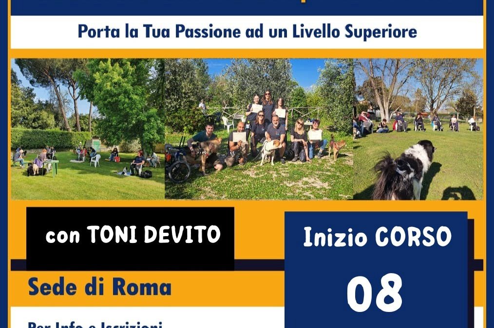Corso di formazione educatore cinofilo comportamentale