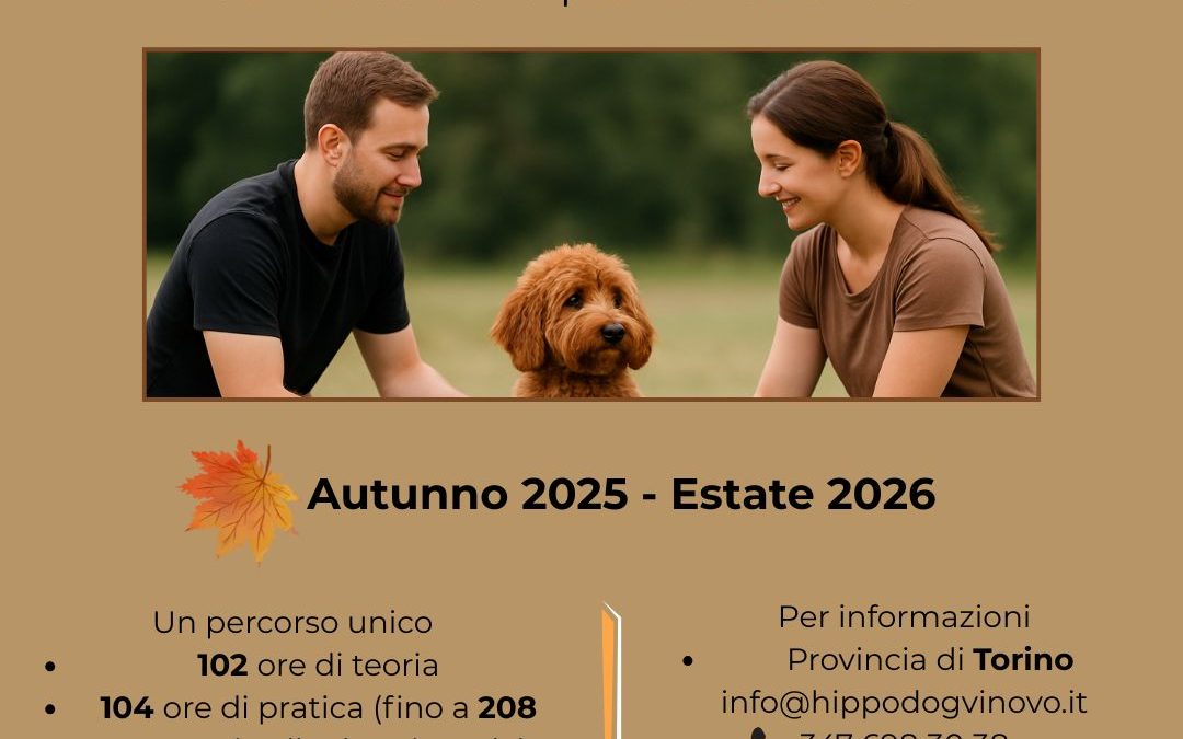 Corso educatore cinofilo