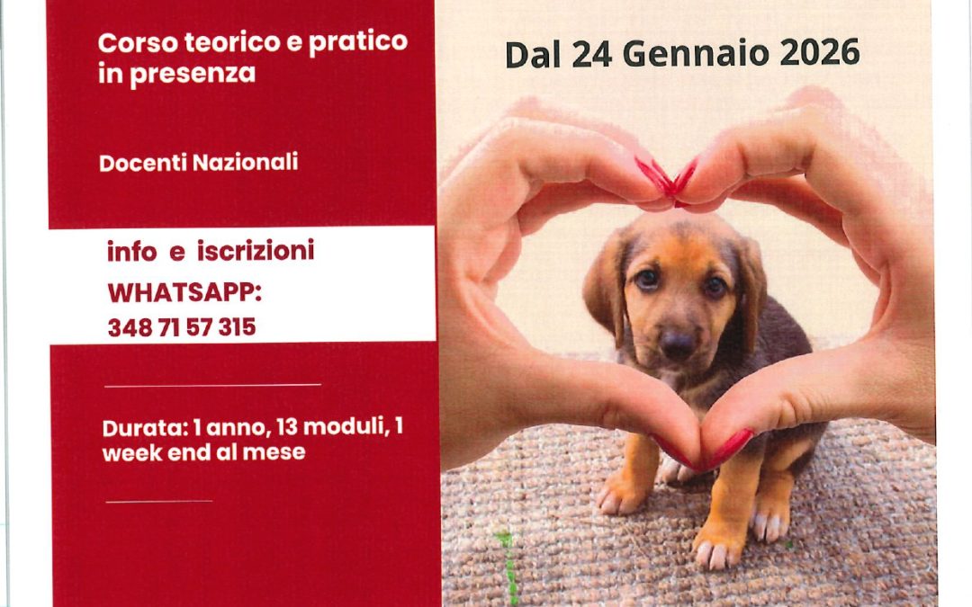 CORSO EDUCATORE CINOFILO