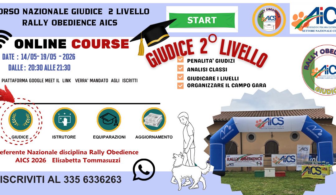 GIUDICE RALLY OBEDIENCE  2° LIVELLO