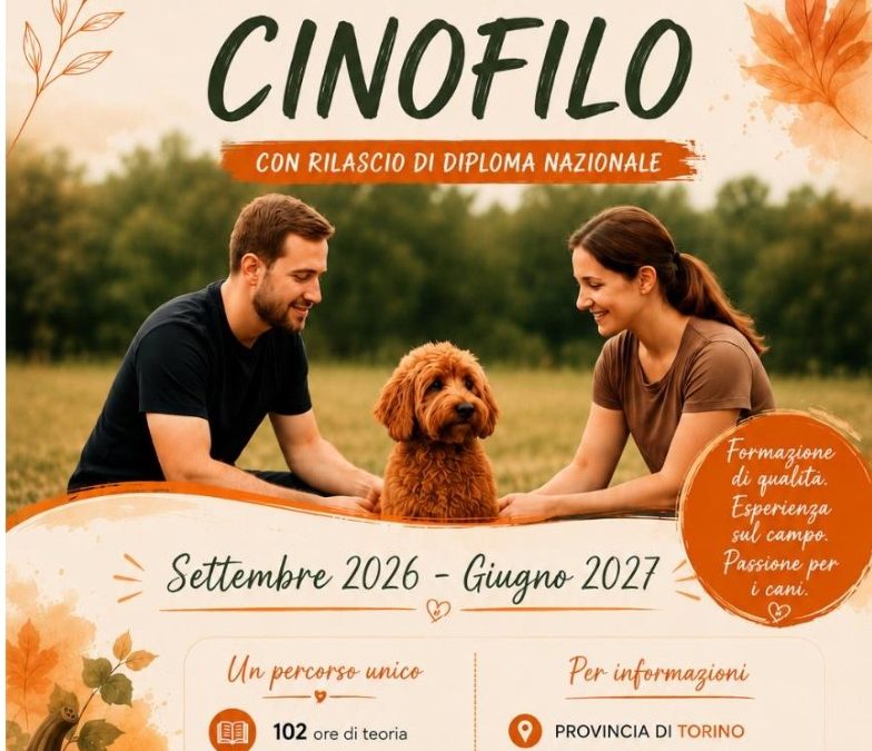 Corso educatore cinofilo